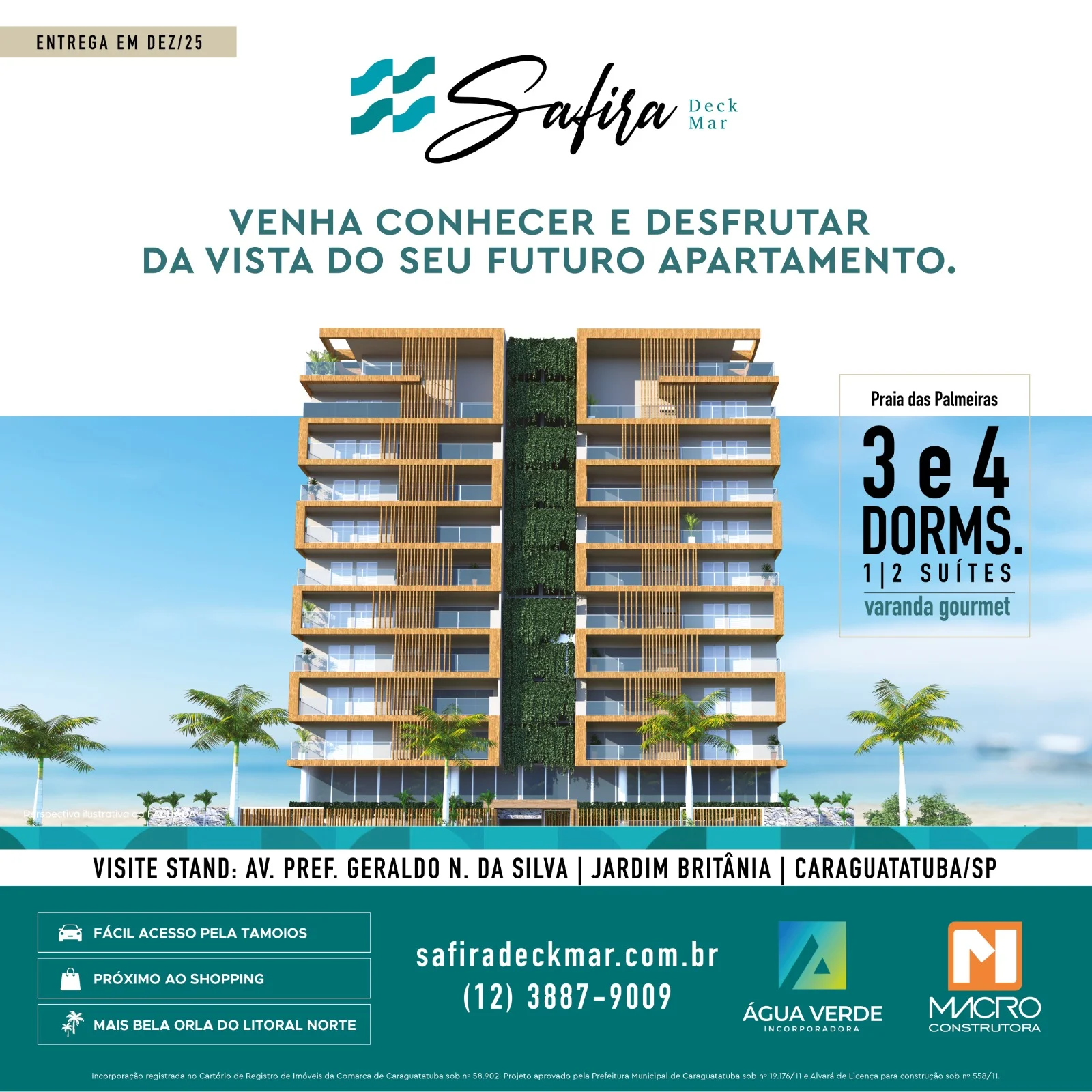 Banner Safira DeckMar - Caraguatatuba